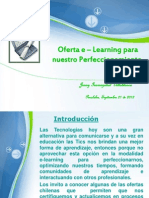 Oferta E - Learning para Nuestro Perfeccionamiento 2012 - Jenny - Irarrázabal