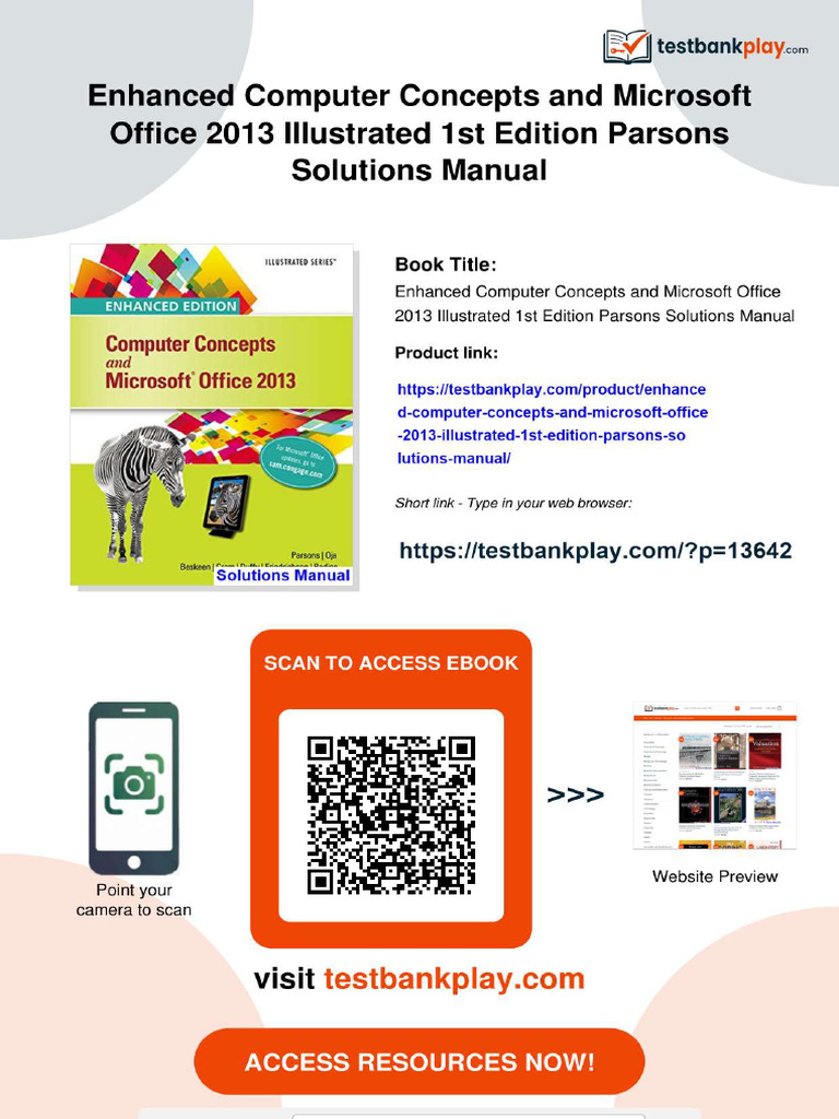 Free Enhanced Computer Concepts and Microsoft Office 2013 Illustrated ...