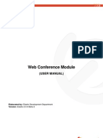 Web Conference Module Manual Eng