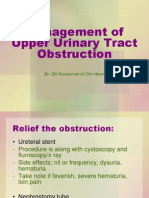 Management of Upper Urinary Tract Obstruction: By: Siti Nurulismah BT Che Haron