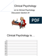 1. What is Clinical Psychology Posting