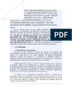 Tesis Liderazgo Transformacional Del Director y La Gestión Educativa en Las Instituciones Educativas #3098