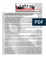 2da Declaración Complementaria de Principios del MIR - 15 de agosto de 1998