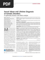 Sexual Abuse and Lifetime Diagnosis