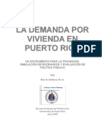 Pronósticos de la Demanda Por Vivienda Nueva en Puerto Rico al 2005