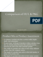Comparison of HUL & P&G