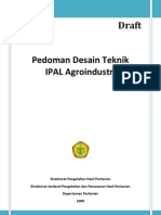 Draft Pedoman Desain Teknik Ipal Agroindustri