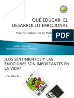 Qué Educar, El Desarrollo Emocional