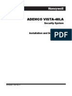 Manual de Instalação Ademco Vista 48LA (Inglês)