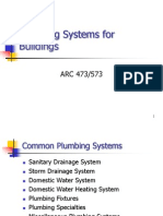 Plumbing Systems For Buildings
