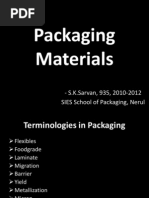 Types of Packaging Materials