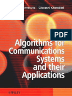 Algorithms for Communications Systems & Their Applications