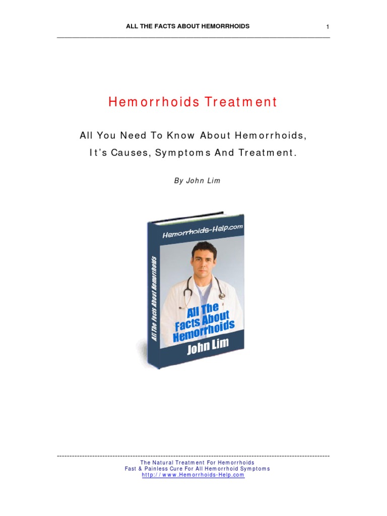 eBook Hemorrhoids Hemorrhoid Clinical Medicine
