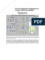 Sintonía y Control de Temperatura-Temperatura en Cascada CSTR