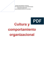 Cultura y Comportamiento Organizacional