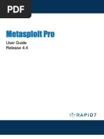 Metasploit Pro: User Guide Release 4.4