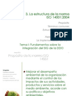 Estructura de La Norma ISO 14001 2004 Sf