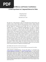 SONG_Financial Illiteracy and Pension Contributions_A Field Experiment on Compound Interest in China