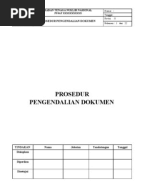 Contoh Prosedur Pengendalian Dokumen