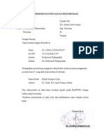 Surat Permohonan Pengajuan Rekomendasi