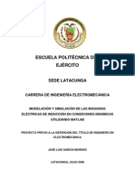 Modelado y Simulacion de Las Maquinas Electricas de Induccion en Condiciones Dinamicas Utilizando Matlab