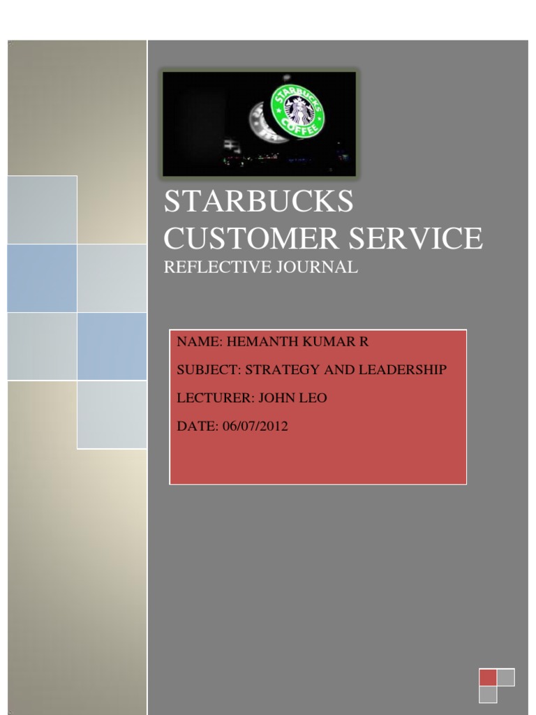 Starbucks Customer Service PDF Starbucks Coffee