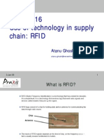 Session 16 Use of Technology in Supply Chain: RFID