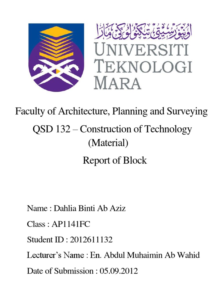 Material Blockwork | PDF | Masonry | Concrete