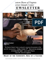 Download Barrier Islands Center - Fall 2012 Newsletter by Barrier Islands Center SN106803718 doc pdf