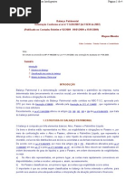 Modelo de Balanço Financeiro para Igrejas
