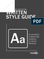 The Internet Marketing Written Style Guide - HubSpot