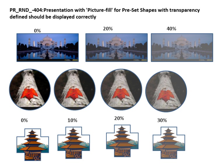 Picture-fill Presentation for Shapes | PDF