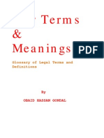 45089334 Dictionary of Law Terms