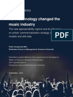 How Technology Changed The Music Industry: Master'S Thesis