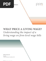 What Price A Living Wage? Understanding The Impact of A Living Wage On Firm-Level Wage Bills