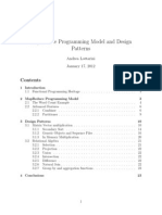 Mapreduce Programming Model and Design Patterns: Andrea Lottarini January 17, 2012