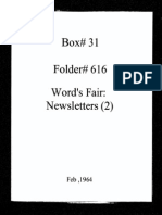World's Fair: Newsletters 3