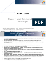 Abap Course Chapter7 Abap Objects and Bsp