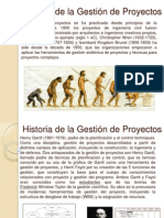 Historia de la Gestión de Proyectos