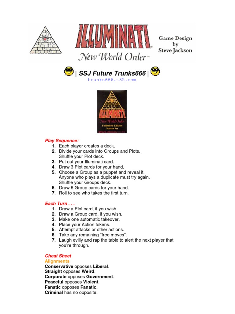 Cards Illuminati INWO | PDF