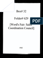 World's Fair: Sales Coordination Council