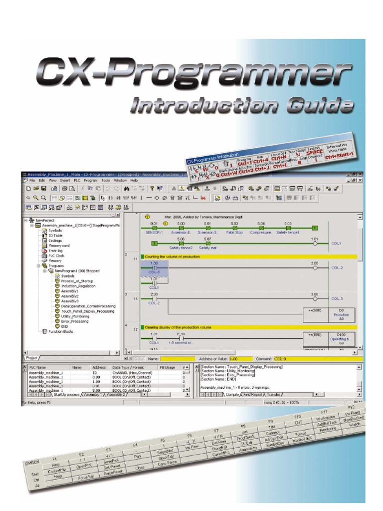 Manual de CX-Programmer en PDF | PDF | Point and Click | Ventana ...