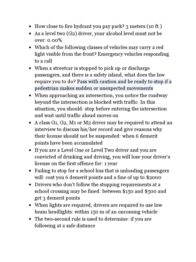 A Comprehensive Review of Ontario's Highway Traffic Act Rules and