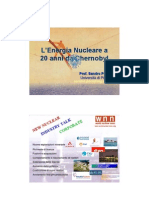 Energia Nucleare a 20 Anni Da Chernobyl