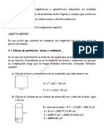 Perímetros, Áreas y Volúmenes