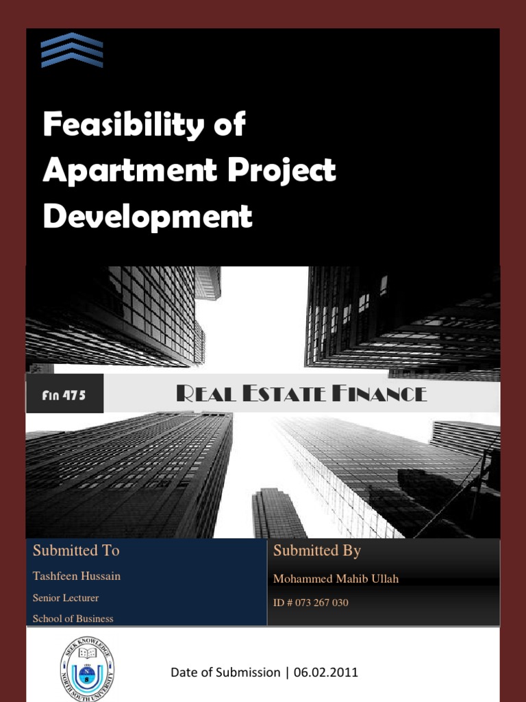 Feasibility Study for Apartment Development | PDF | Tile | Economic Growth