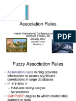 Association Rules: Hawaii International Conference On System Sciences (HICSS-40) January 2007