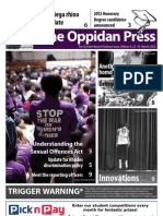 The Oppidan Press - Edition 4 - 2012
