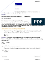 Permutations and Combinations: Example