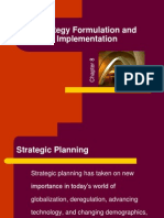 Strategy Formulation and Implementation